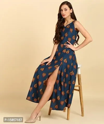 Classic Crepe Printed Dresses for Women