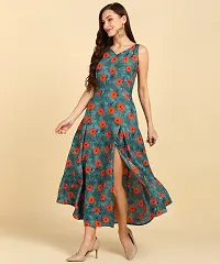 Classic Crepe Printed Dresses for Women-thumb1