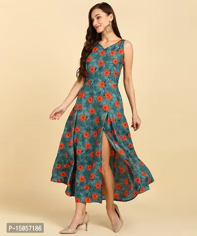 Classic Crepe Printed Dresses for Women-thumb2