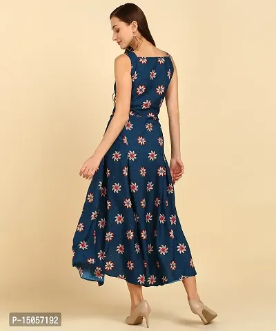 Classic Crepe Printed Dresses for Women-thumb4