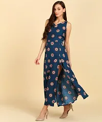 Classic Crepe Printed Dresses for Women-thumb4