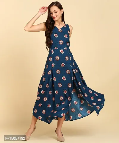 Classic Crepe Printed Dresses for Women-thumb2