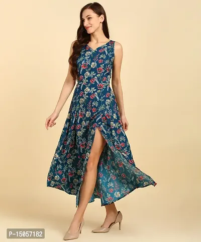 Classic Crepe Printed Dresses for Women-thumb5
