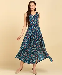 Classic Crepe Printed Dresses for Women-thumb1