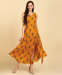 Classic Crepe Printed Dresses for Women-thumb2