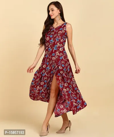 Classic Crepe Printed Dresses for Women-thumb2