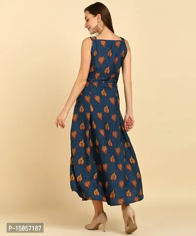 Classic Crepe Printed Dresses for Women-thumb3