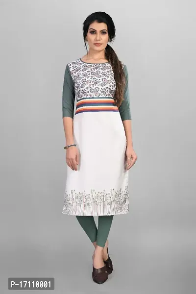 Womens Regular Fit Aline Kurti-thumb0