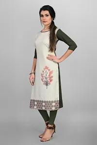 Womens Regular Fit Multicolor  Aline Kurti-thumb2