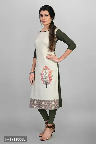 Womens Regular Fit Multicolor  Aline Kurti-thumb3