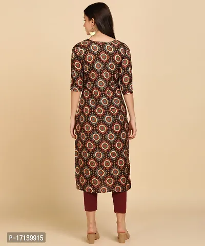 Women's  A-line  American crepe kurta-thumb2