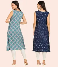 Printed Crepe Dresses Combo Of 2-thumb1