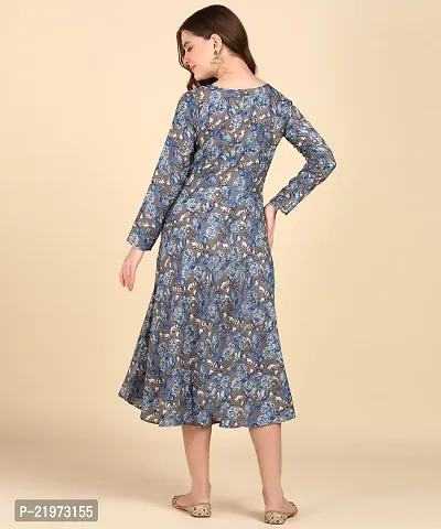 Beautiful Cotton Printed Dress For Women-thumb4