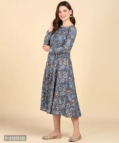 Beautiful Cotton Printed Dress For Women-thumb3