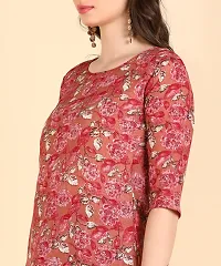 Womens Cotton Printed Kurta Pant With Dupatta Set-thumb4