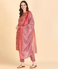 Womens Cotton Printed Kurta Pant With Dupatta Set-thumb2