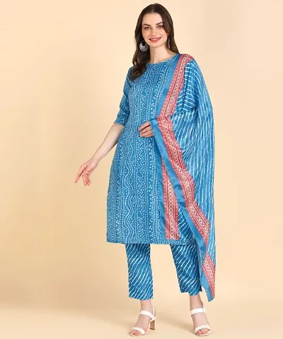 Stylish Kurta Pajama Dupatta Set