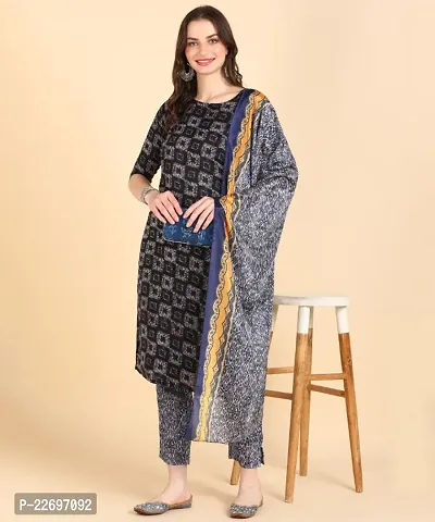 Hiva trendz Women Kurta, Pyjama  Dupatta Set-thumb0