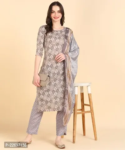 Hiva trendz Women Kurta, Pyjama  Dupatta Set-thumb0