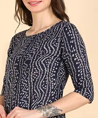 Womens Printed Cotton Kurti Wth Pant Set-thumb3