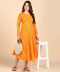 WomenS Printed Cotton Blend Anarkali Kurta-thumb4