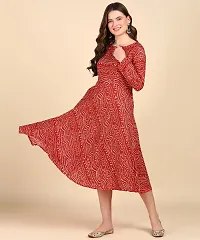 WomenS Printed Cotton Blend Anarkali Kurta-thumb3