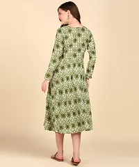 Womens Printed Cotton Round Kurti-thumb2