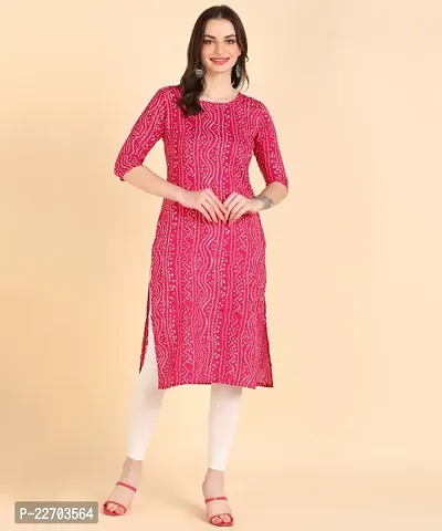 women printed cotton kurti