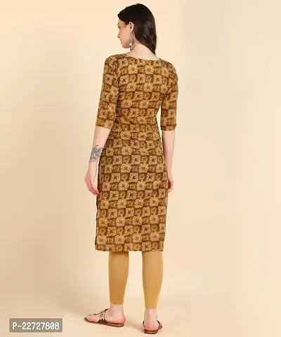 Classic Cotton Blend Printed Kurtis for Women's-thumb5