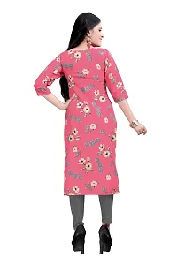 Multicoloured Crepe Digital Printed Kurtas For Women-thumb3