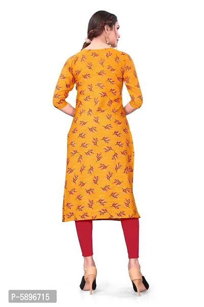 Multicoloured Crepe Digital Printed Kurtas For Women-thumb3