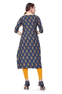 Womens Crepe Straight Cut Kurti ( Combo Pack Of 4 Pcs )-thumb4