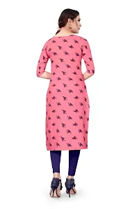 Womens Crepe Straight Cut Kurti ( Combo Pack Of 4 Pcs )-thumb4