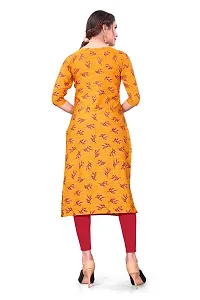 Multicoloured Crepe Digital Printed Kurtas For Women-thumb2