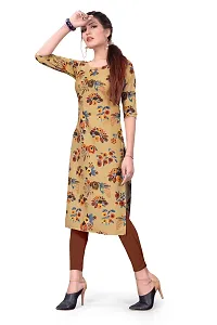 Multicoloured Crepe Digital Printed Kurtas For Women-thumb1