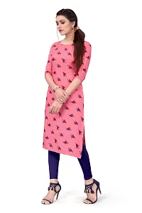 Multicoloured Crepe Digital Printed Kurtas For Women-thumb1