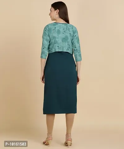 Stylish Crepe Kurtas For Women-thumb3