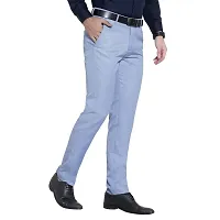 Men's Formal Regular Fit Lycra Trouser-thumb2