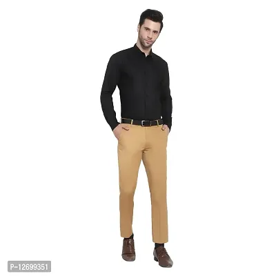 Mens Formal Regular Fit Cotton Blend Trouser-thumb4
