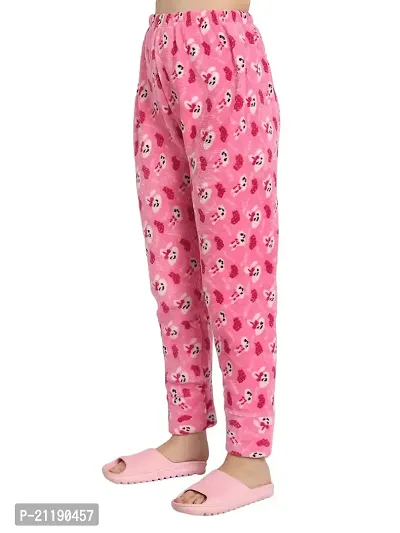 PALIVAL Women's Woolen Star Printed Pyjama/Track Pant Lower (Dark Pink)