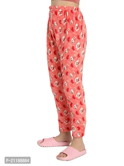 PALIVAL Women's Woolen Star Printed Pyjama/Track Pant Lower (Red)-thumb0