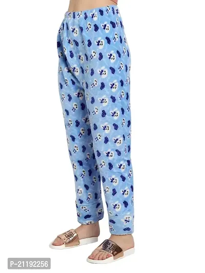 PALIVAL Women's Woolen Star Printed Pyjama/Track Pant Lower (Blue)