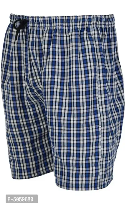 Men Cotton Check Boxer with two side pocket ( pack of 3)-thumb2