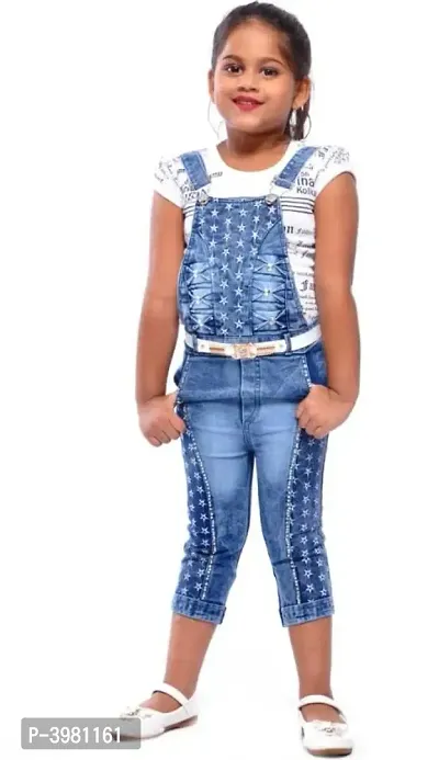 Girls Dungaree with Top