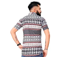 HET Fashion Men's Lycra Casual Shirt for Men Half Sleeve-thumb3