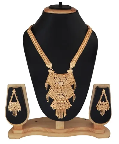 Trendy Designer Jewellery Set With Earrings