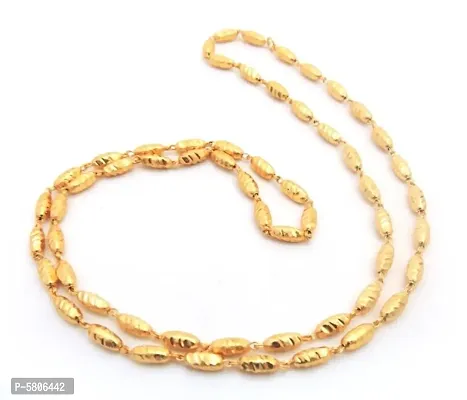 Trendy Designer Brass Gold Plated Chain