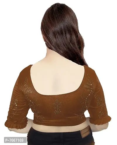 PU Fashion Readymade Blouse Design-thumb2