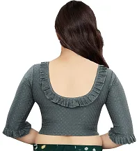 PU Fashion Stretchable Readymade Blouse for Women-thumb1