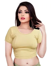 PU Fashion Women's Readymade Stretchable Blouse Fancy Back-thumb1